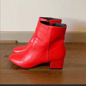 Red booties